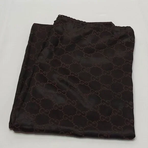 'GUCCI' DRAWSTRING 'GG' MONOGRAM DUST BAG - Picture 10 of 10